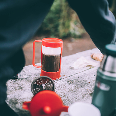 coffee at picnic